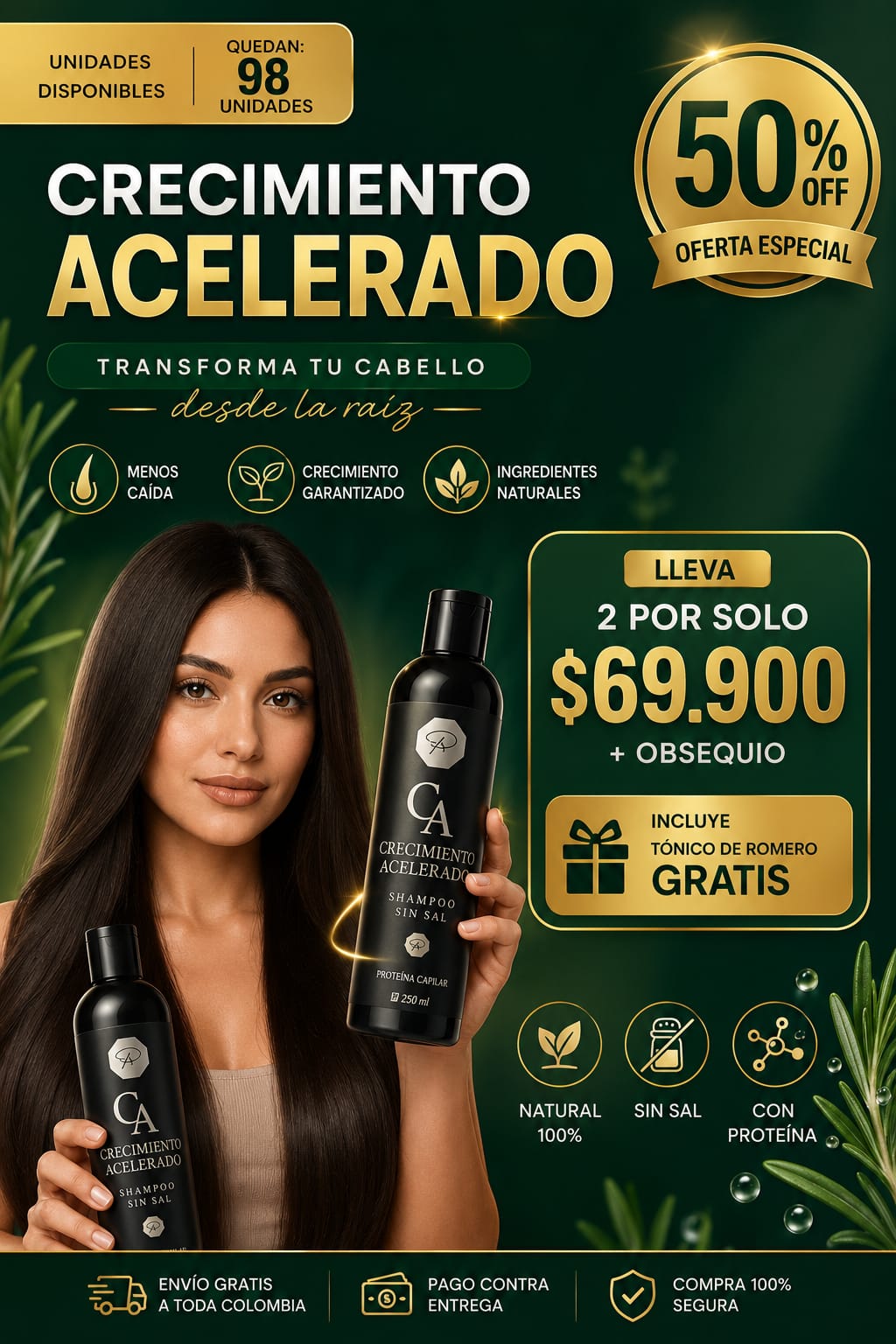 Shampoo crecimiento acelerado
